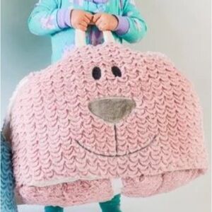 Demdaco Nat & Jules Belina Bunny Plush Sleeping Bag